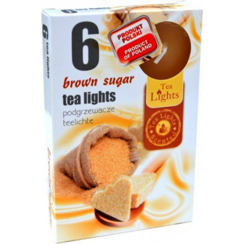 Vásároljon Illatos teamécses barna cukor 6 db-os 1db terméket - 226 Ft-ért