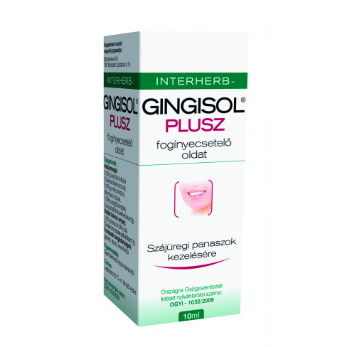 Vásároljon Interherb gingisol plusz fogínyecsetelő oldat 10ml terméket - 825 Ft-ért