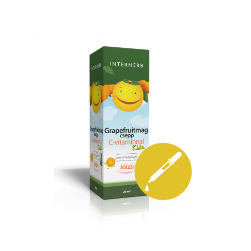 Vásároljon Interherb grapefruitmag csepp kids c-vitaminnal 20ml terméket - 1.729 Ft-ért