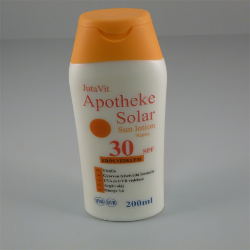 Vásároljon Jutavit apotheke solar naptej spf30 200ml terméket - 2.078 Ft-ért