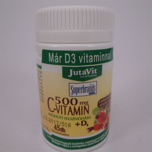 Vásároljon Jutavit c-vitamin 500 mg+d3+csipkebogyó kivonattal 45x 45db terméket - 1.008 Ft-ért