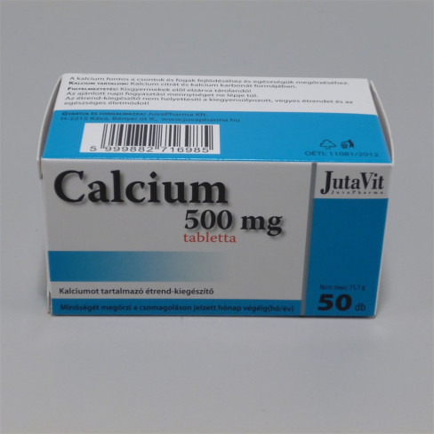 Vásároljon Jutavit calcium tabletta 500mg 50db terméket - 1.008 Ft-ért
