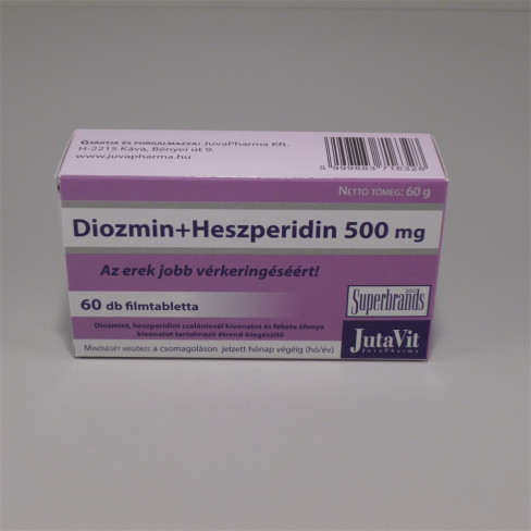 Vásároljon Jutavit diozmin+heszperidin tabletta 500mg 60db terméket - 3.784 Ft-ért