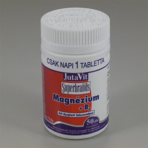 Vásároljon Jutavit magnézium+b6 filmtabletta 50db terméket - 1.222 Ft-ért