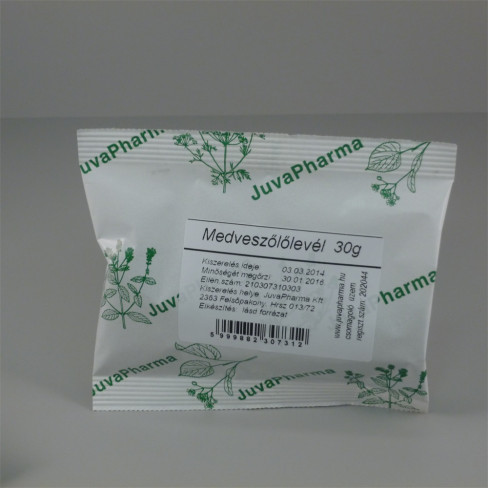 Vásároljon Juvapharma medveszőlőlevél tea 30g terméket - 322 Ft-ért