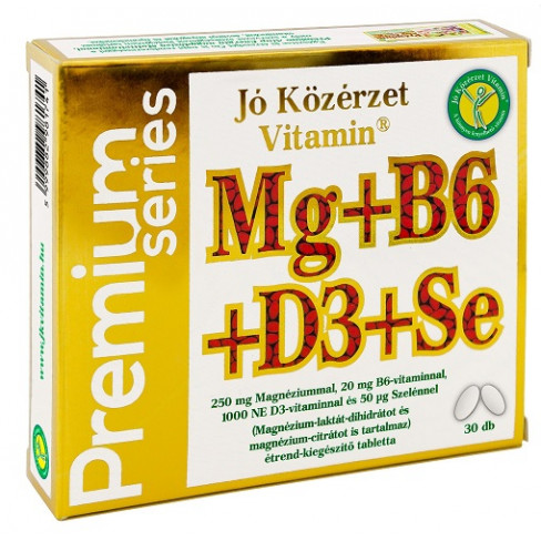 Vásároljon Jó közérzet prémium mg+b6+se+d3 30db terméket - 1.237 Ft-ért