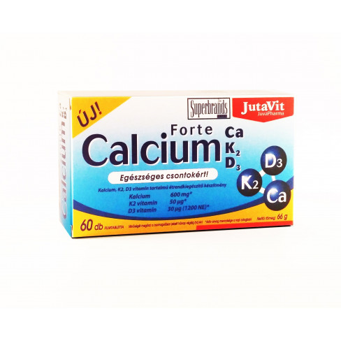 Vásároljon Jutavit calcium forte ca/k2/d3/ tabletta 60db terméket - 2.020 Ft-ért
