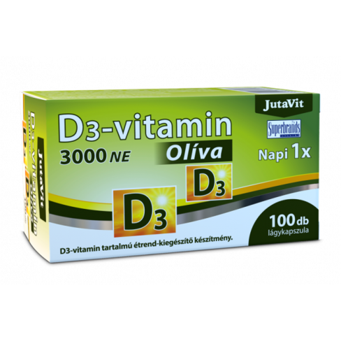 JUTAVIT D3-VITAMIN 3000NE OLÍVA 100DB