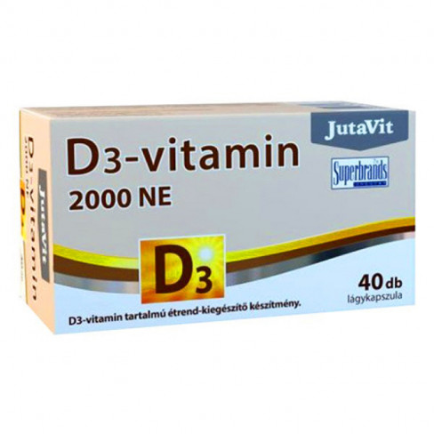 JUTAVIT D3 VITAMIN 2000 NE LÁGYKAPSZULA 40 DB