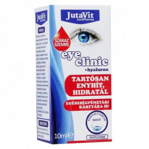 Vásároljon Jutavit eyeclinic száraz szemre 10ml terméket - 1.998 Ft-ért
