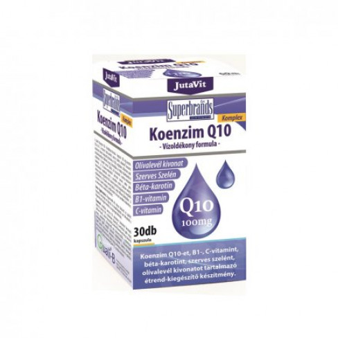 Vásároljon Jutavit koenzim q10 100 mg vízoldható 30 db terméket - 4.014 Ft-ért