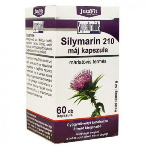 Vásároljon Jutavit silymarin 210 máj kapszula 60db terméket - 2.210 Ft-ért