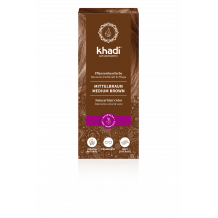 Khadi bio hajfesték por középbarna 100 g