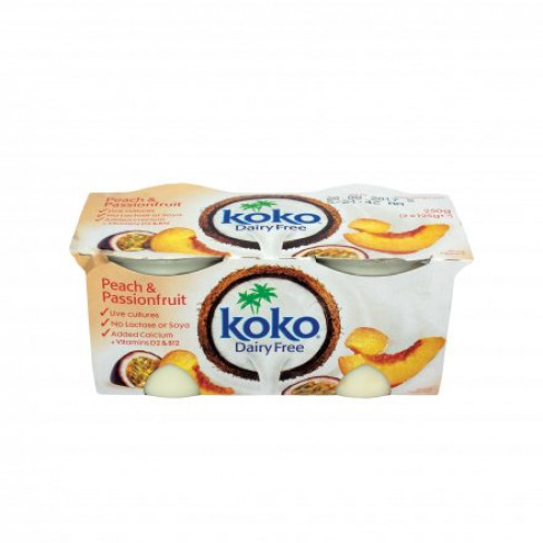 Vásároljon Koko tejmentes kókuszjoghurt barack-maracujás 2x125g terméket - 844 Ft-ért