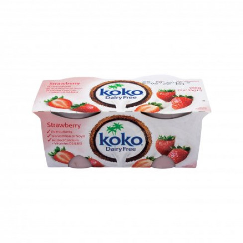 Vásároljon Koko tejmentes kókuszjoghurt epres 2x125g terméket - 844 Ft-ért