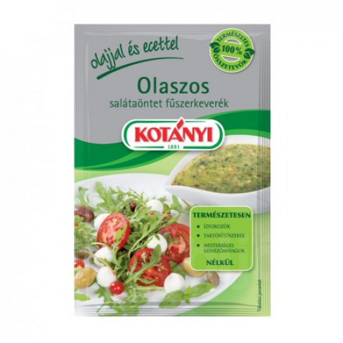 Vásároljon Kotányi salátaöntet por olaszos 13 g terméket - 180 Ft-ért