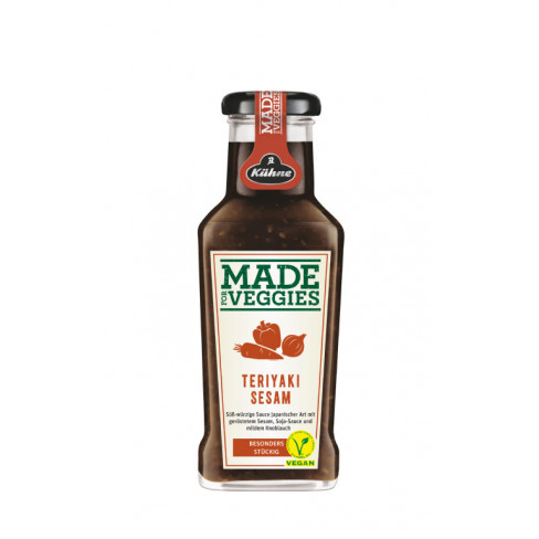 KÜHNE MADE FOR VEGGIE TERIYAKI SZEZÁM SZÓSZ 235 ML