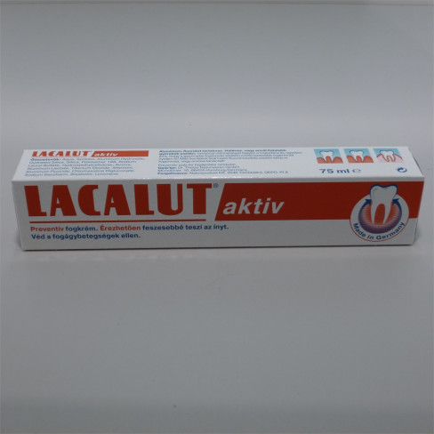 Vásároljon Lacalut aktív fogkrém preventív 75ml terméket - 1.366 Ft-ért