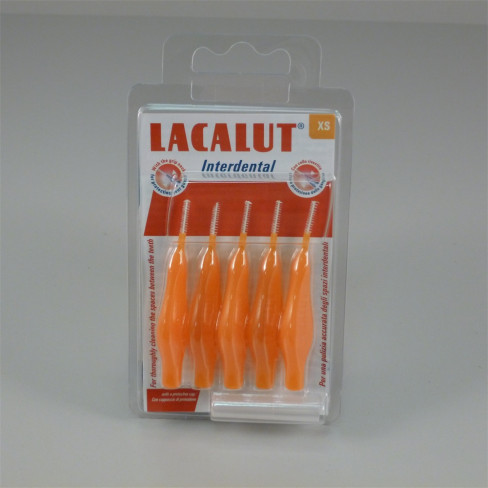Vásároljon Lacalut interdental fogköztisztító kefe xs 5db terméket - 1.489 Ft-ért