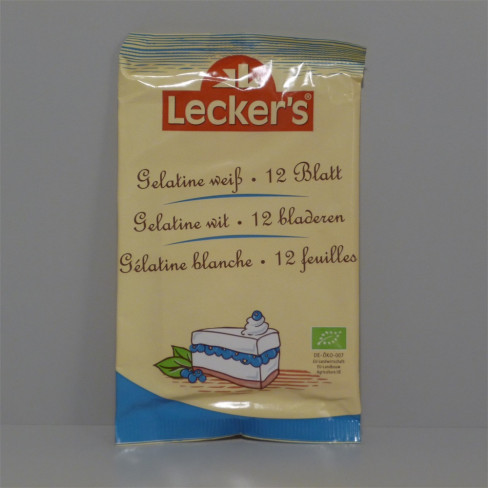 Vásároljon Leckers bio zselatinlap állati eredetű 12db terméket - 
