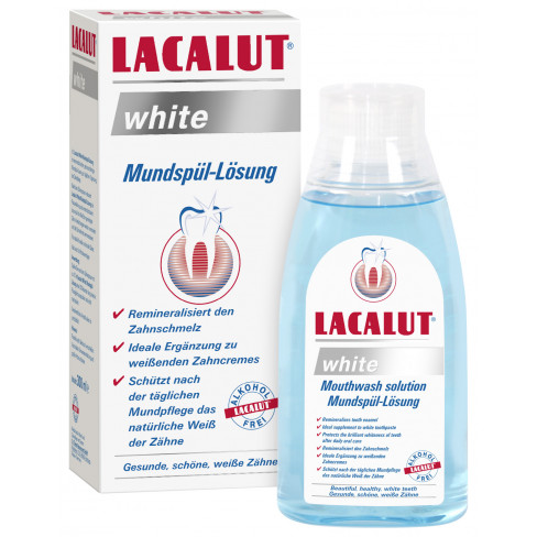 Vásároljon Lacalut szájvíz white 300ml terméket - 2.221 Ft-ért
