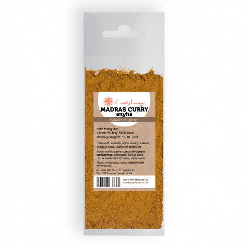 Vásároljon Lakhsmy madras curry enyhe 40g terméket - 255 Ft-ért