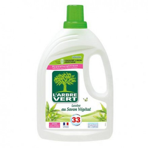 Vásároljon Arbre vert folyékony mosószer növényi szappannal 1500ml terméket - 3.831 Ft-ért