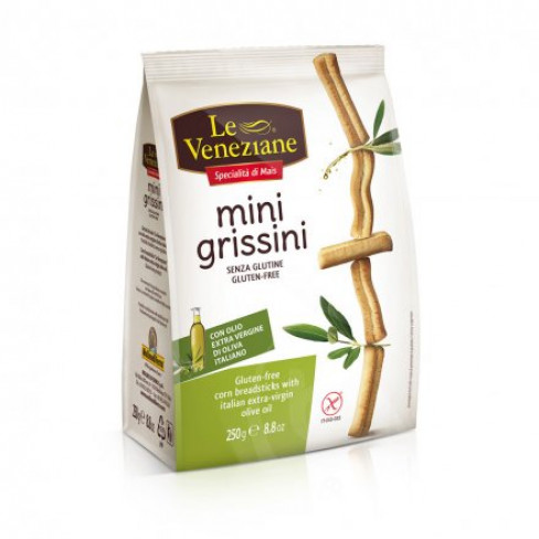 Vásároljon Le veneziane olívaolajos mini grissini 250g terméket - 1.100 Ft-ért
