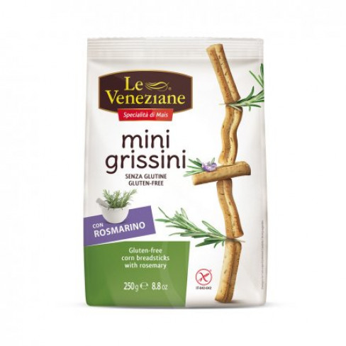 Vásároljon Le veneziane rozmaringos mini grissini 250g terméket - 1.100 Ft-ért