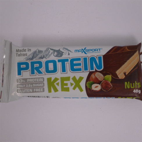 Vásároljon Max sport protein nápolyi szelet mogyorós gluténmentes 40g terméket - 352 Ft-ért
