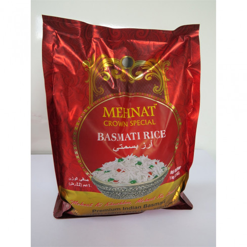 Vásároljon Mehnat crown basmati rizs 1000g terméket - 1.631 Ft-ért