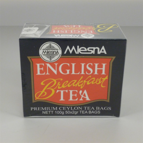 Mlesna english breakfast tea 50x2g 100g
