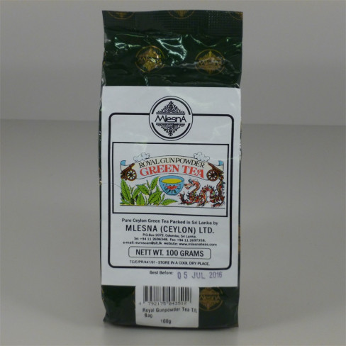 Vásároljon Mlesna zöld tea 100g /royal gunpower/ 100g terméket - 1.277 Ft-ért