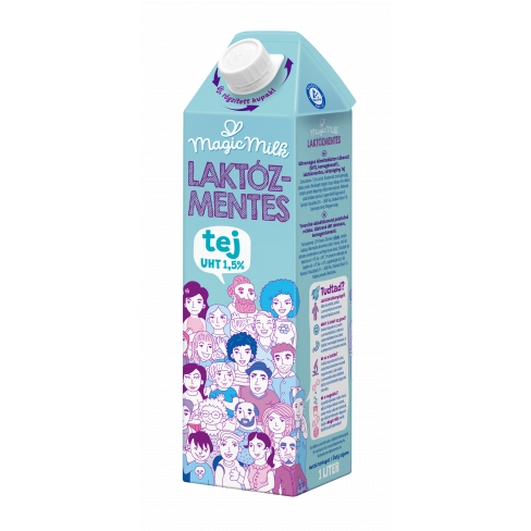 Vásároljon Magic milk laktózmentes uht tej 1,5% 1000ml terméket - 361 Ft-ért