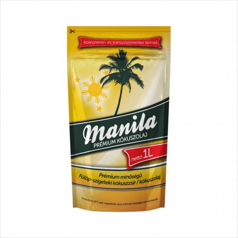 Vásároljon Manila prémium kókuszolaj 1000ml terméket - 1.572 Ft-ért