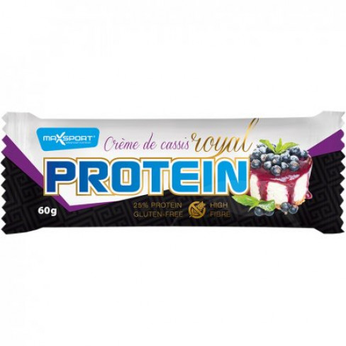 Vásároljon Max sport royal protein szelet feketeribizli gluténmentes 60g terméket - 432 Ft-ért