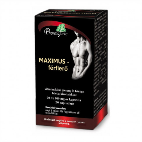 Vásároljon Maximus férfierő kapszula 90db terméket - 7.622 Ft-ért