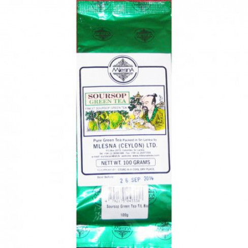 Vásároljon Mlesna szálas zöld tea soursop 100g terméket - 1.316 Ft-ért