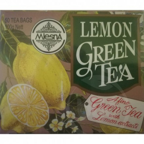 Vásároljon Mlesna zöld tea citrom 50db terméket - 1.709 Ft-ért