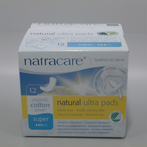 Vásároljon Natracare bio betét szárnyas super 12db terméket - 1.570 Ft-ért