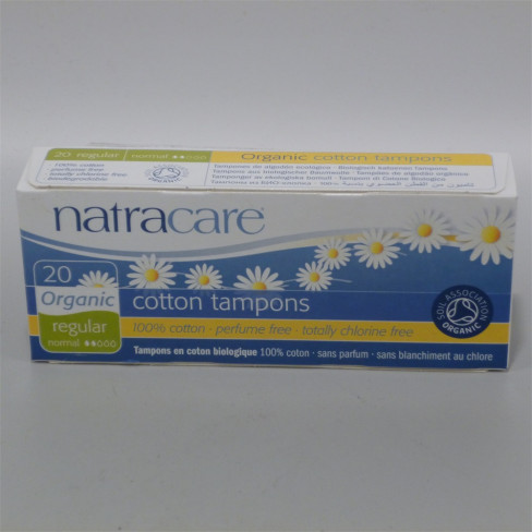 Vásároljon Natracare bio tampon normál 20db terméket - 1.693 Ft-ért