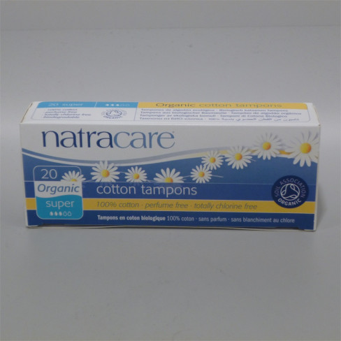 Vásároljon Natracare bio tampon super 20db terméket - 1.801 Ft-ért