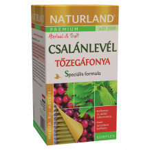 Naturland csalánlevél tőzegáfonya tea 20x1,2g 24g