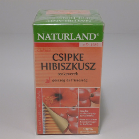 Vásároljon Naturland csipke-hibiszkusz tea 20x3g 60g terméket - 872 Ft-ért
