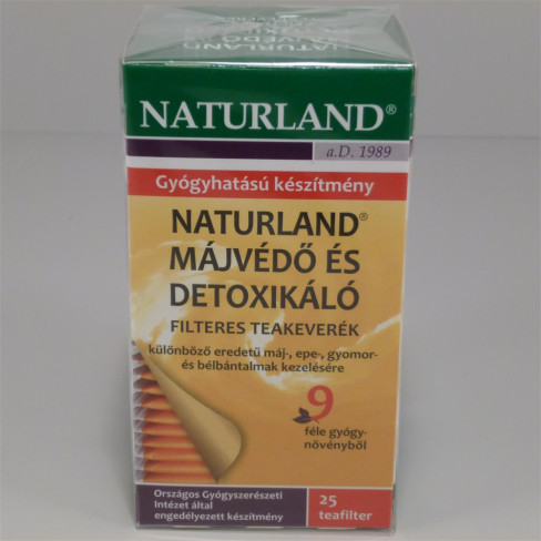 Vásároljon Naturland májvédő tea 25x1,5g 38g terméket - 1.510 Ft-ért