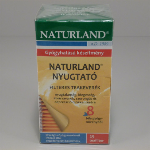 Vásároljon Naturland nyugtató tea 25x1,5g 38g terméket - 1.510 Ft-ért