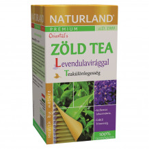 Naturland prémium zöld tea levendulavirággal 30g