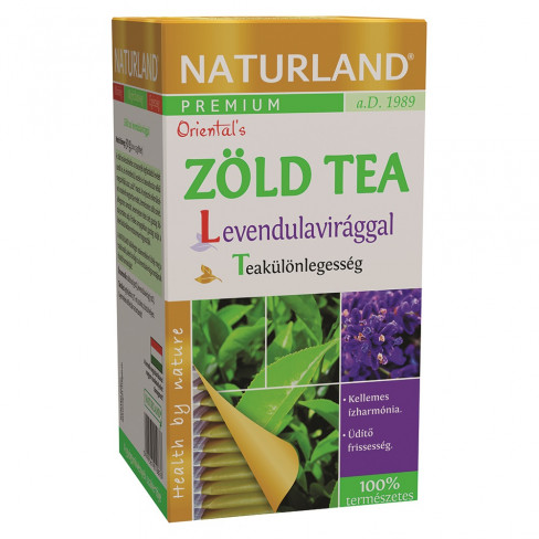 Vásároljon Naturland prémium zöld tea levendulavirággal 30g terméket - 882 Ft-ért