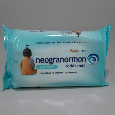 Vásároljon Neogranormon baba törlőkendő sensitive 55db terméket - 503 Ft-ért