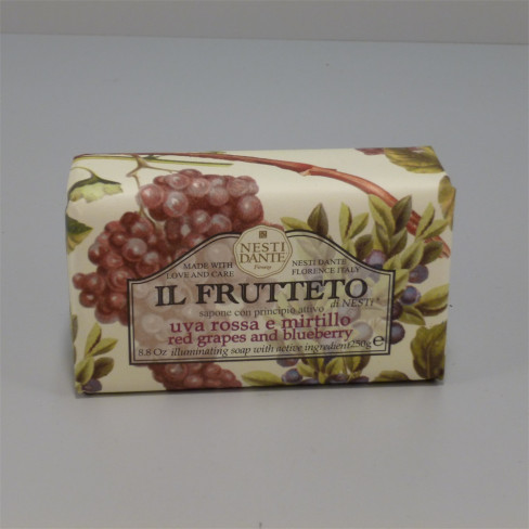 Vásároljon Nesti szappan il frutteto pirosszőlő-áfonya 250g terméket - 1.316 Ft-ért
